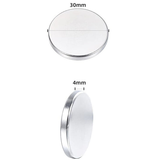 Neodymium Magnet Large Extra Strong 30x4 mm in round shape